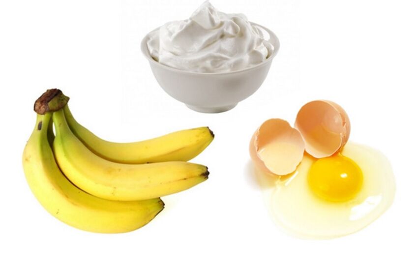 La maschera all'uovo e banana è adatta a tutti i tipi di pelle